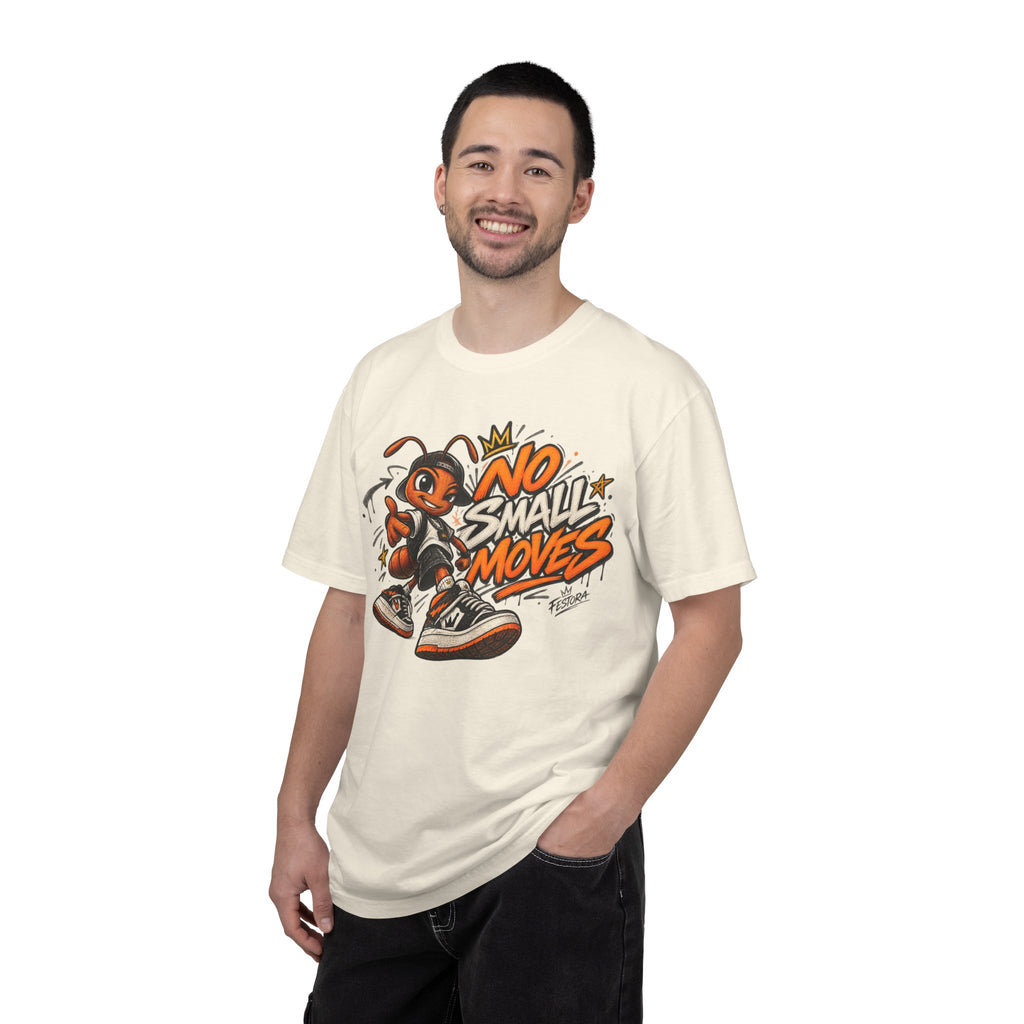 No Small Moves T-Shirt — Retro Sneaker Character Graphic Tee