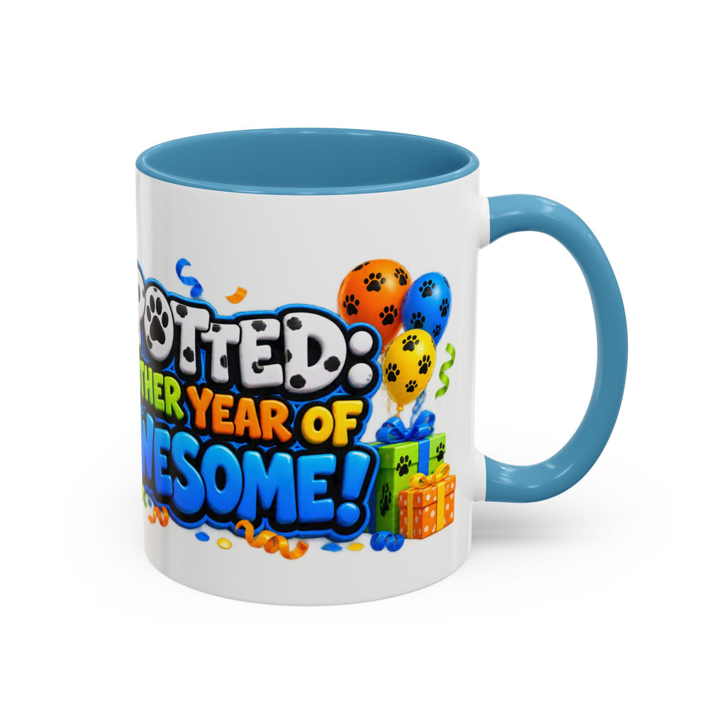 Dalmatian Birthday Mug – Spotted Another Year of Awesome White Coffee Cup