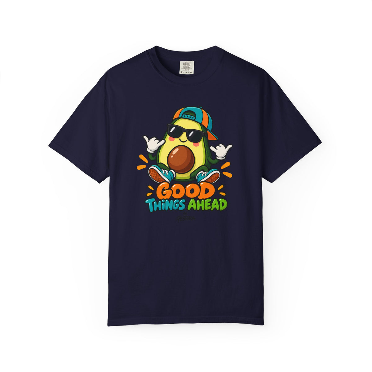Good Things Ahead Avocado Graphic T-Shirt | Festora Everyday
