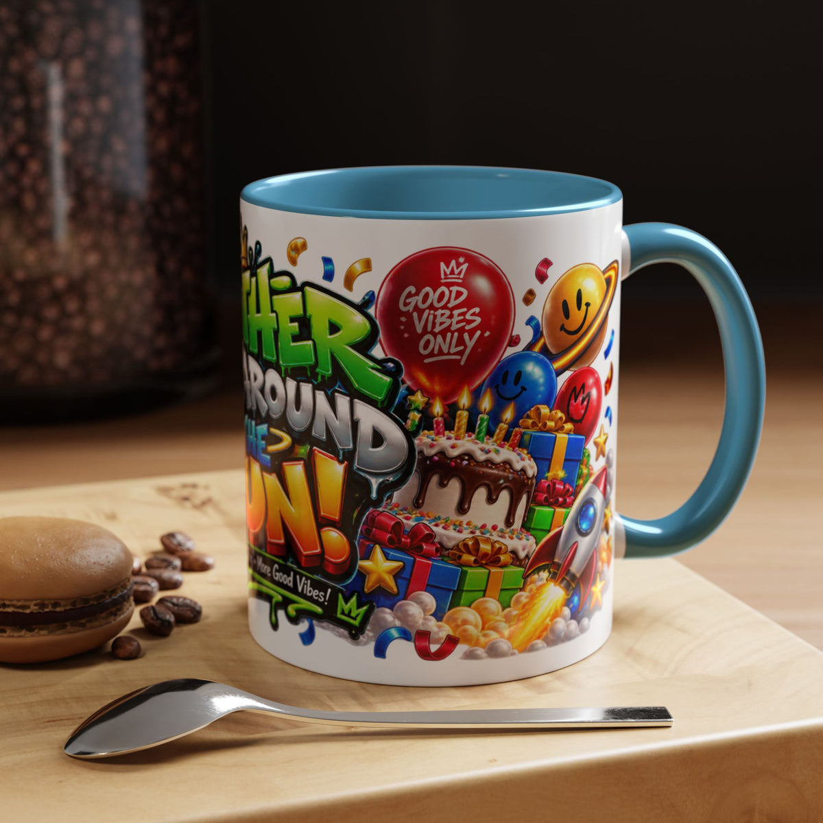 Festora Alien Birthday Mug – Another Trip Around the Sun Coffee Cup