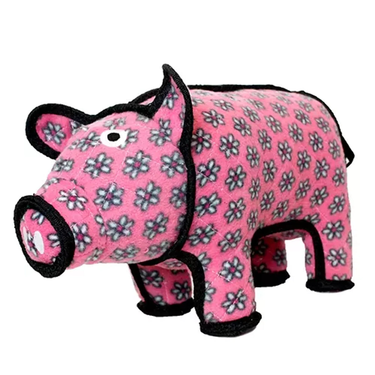 Tuffy Barnyard Pig Dog Toy – Durable Interactive Plush Toy