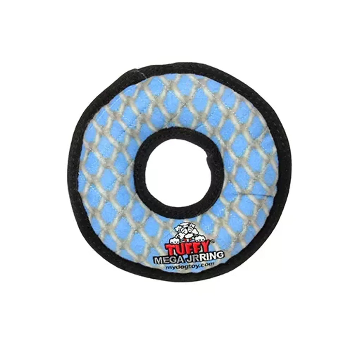 Tuffy Mega Jr Ring Dog Toy – Durable Interactive Tug & Fetch Toy