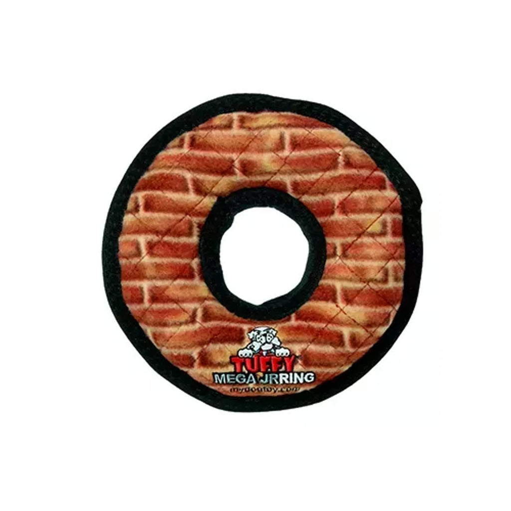 Tuffy Mega Jr Ring Dog Toy – Durable Interactive Tug & Fetch Toy