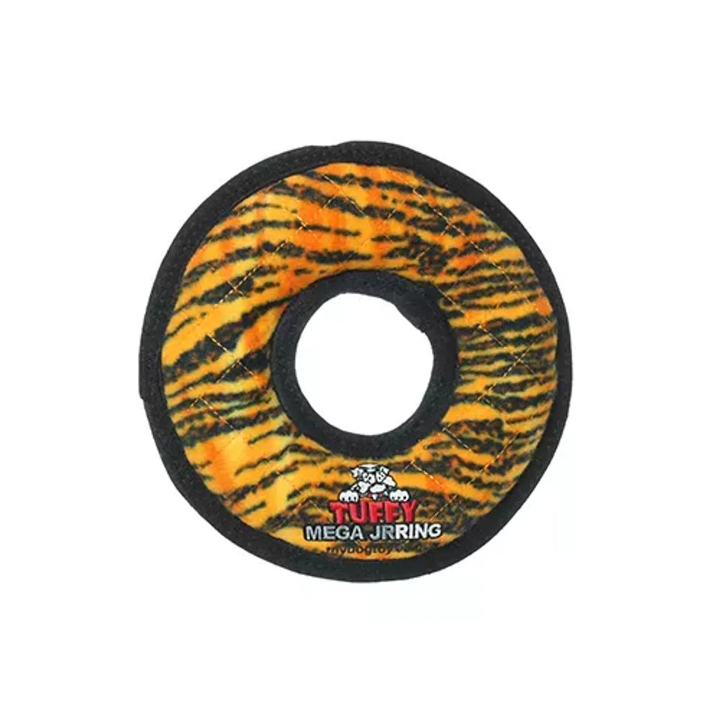 Tuffy Mega Jr Ring Dog Toy – Durable Interactive Tug & Fetch Toy