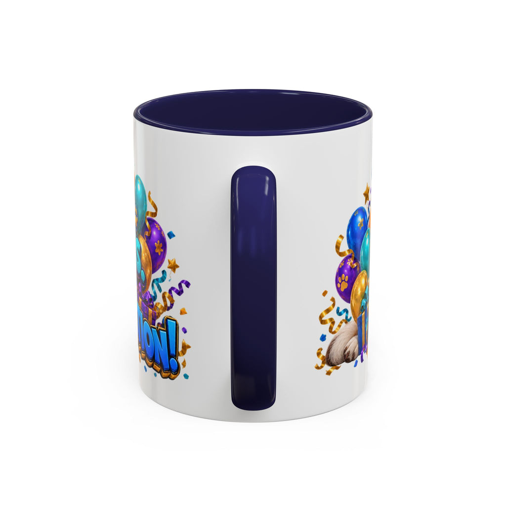 Big Dog Big Wishes Saint Bernard Birthday White Mug