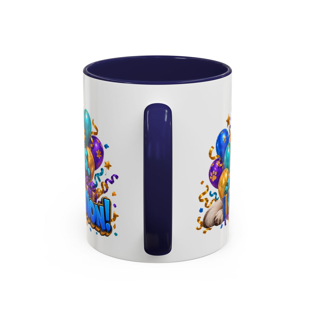 Big Dog Big Wishes Saint Bernard Birthday White Mug