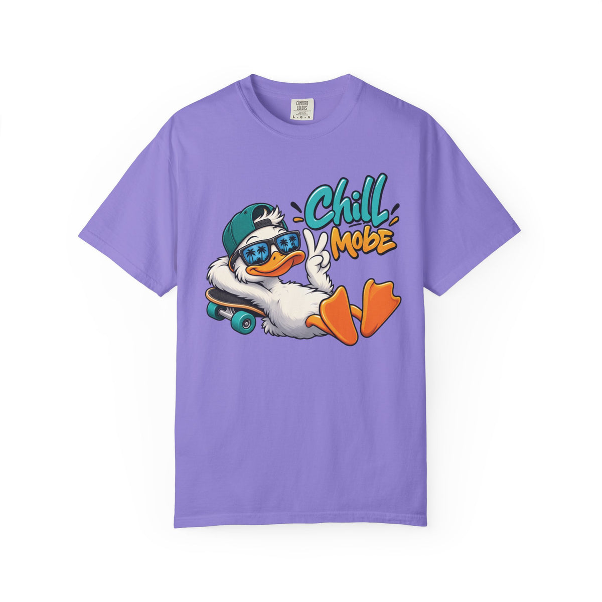 Chill Mode Duck Graphic T-Shirt | Festora Everyday