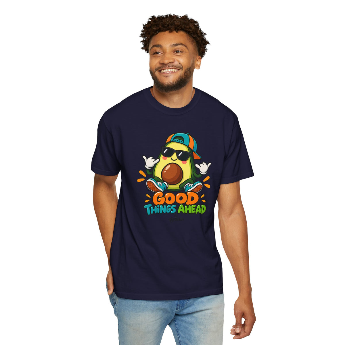 Good Things Ahead Avocado Graphic T-Shirt | Festora Everyday