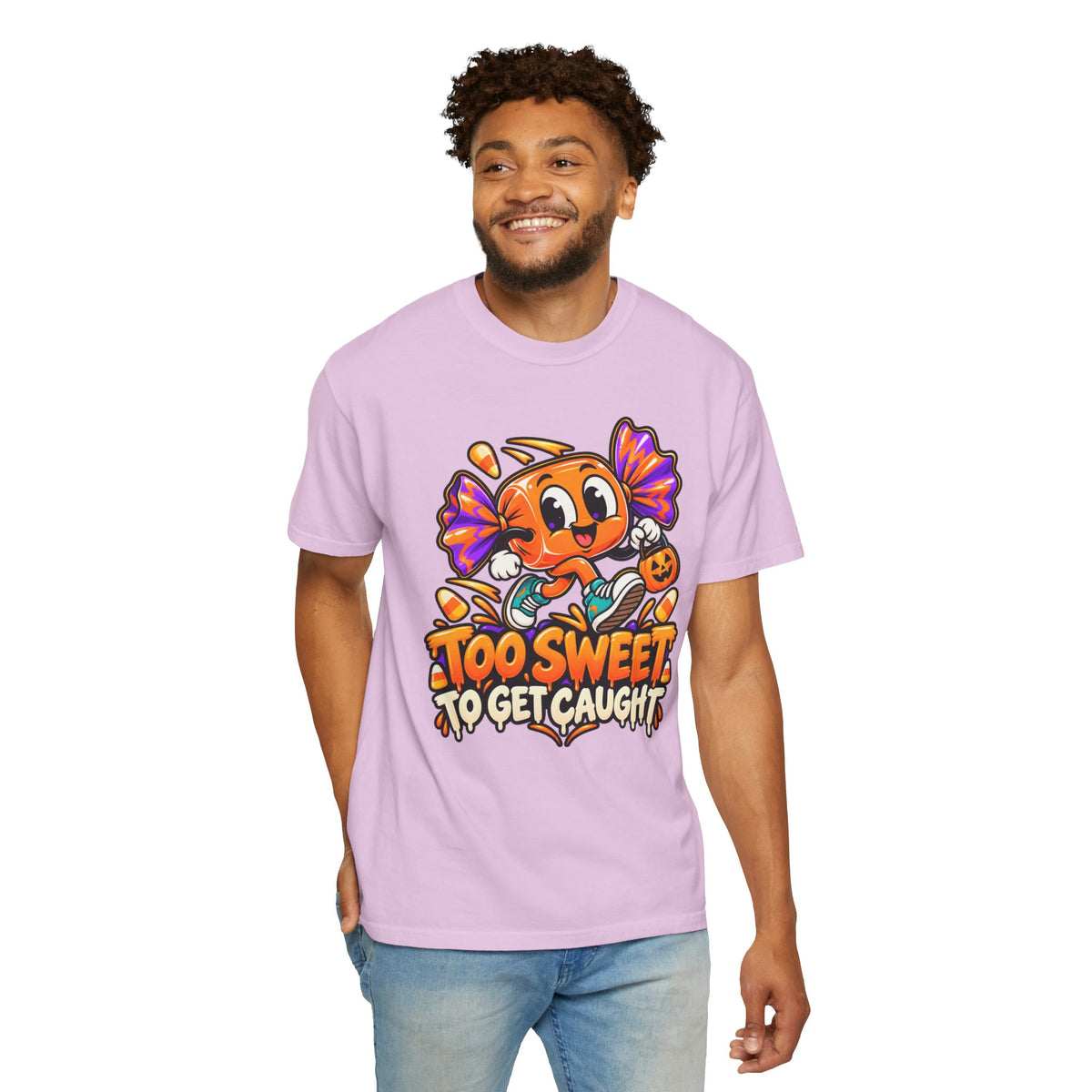 Too Sweet to Get Caught – Cute Halloween Candy T-Shirt