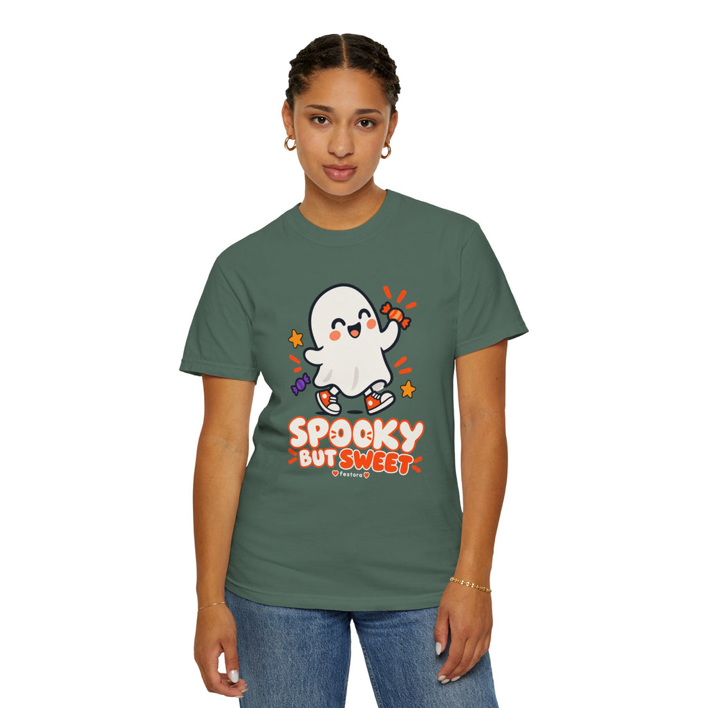 Spooky but Sweet Ghost T-Shirt | Cute Halloween Graphic Tee