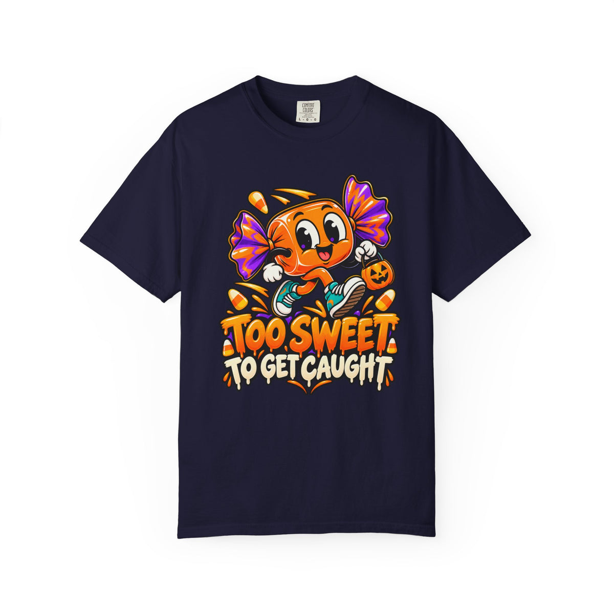 Too Sweet to Get Caught – Cute Halloween Candy T-Shirt