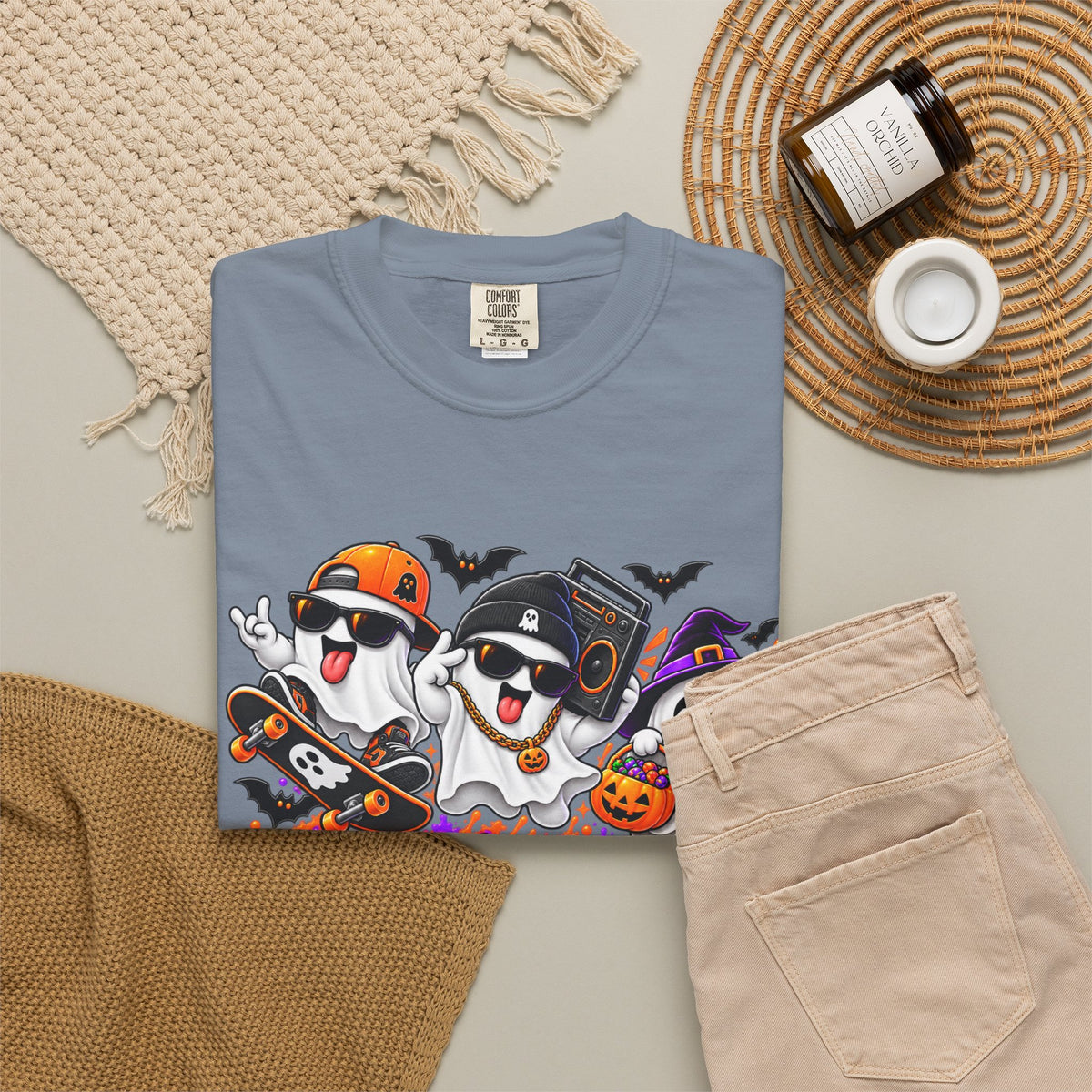Ghost Mode: ON – Halloween Ghosts Graphic T-Shirt