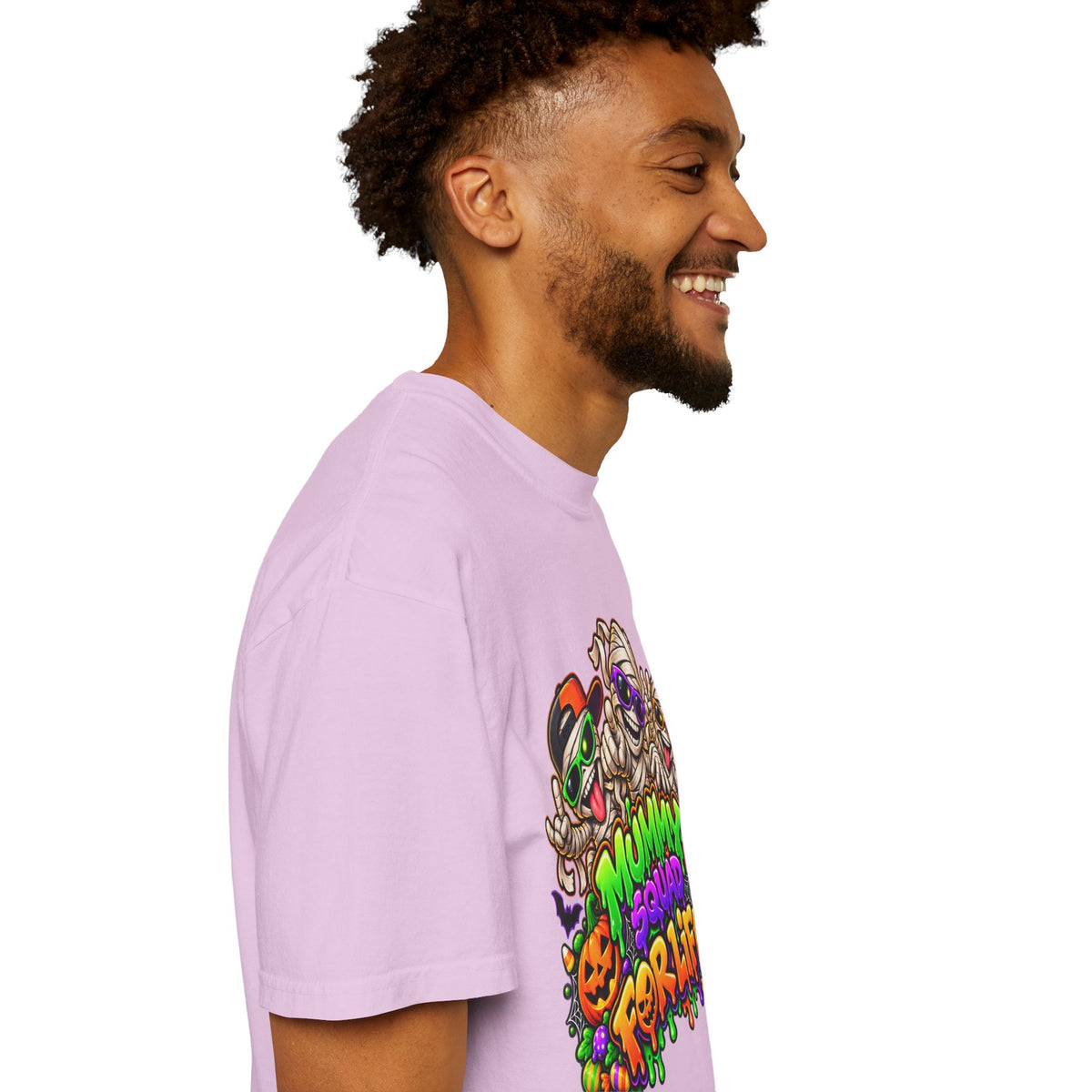 Mummy Squad For Life Halloween T-Shirt – Funny Colorful Mummy Graphic Tee