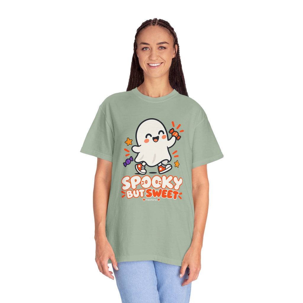 Spooky but Sweet Ghost T-Shirt | Cute Halloween Graphic Tee
