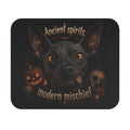 Halloween Sphynx Cat Mouse Pad — "Ancient Spirits, Modern Mischief"