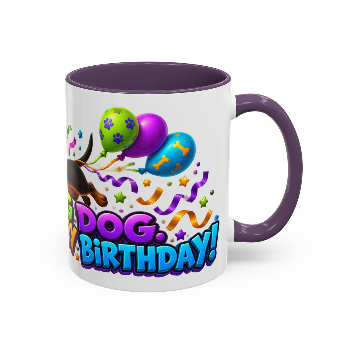 Long Dog Legendary Birthday Dachshund White Mug