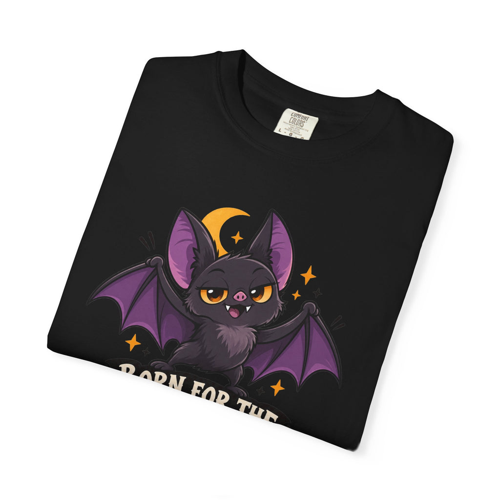 Born for the Night Shift – Cute Halloween Bat T-Shirt