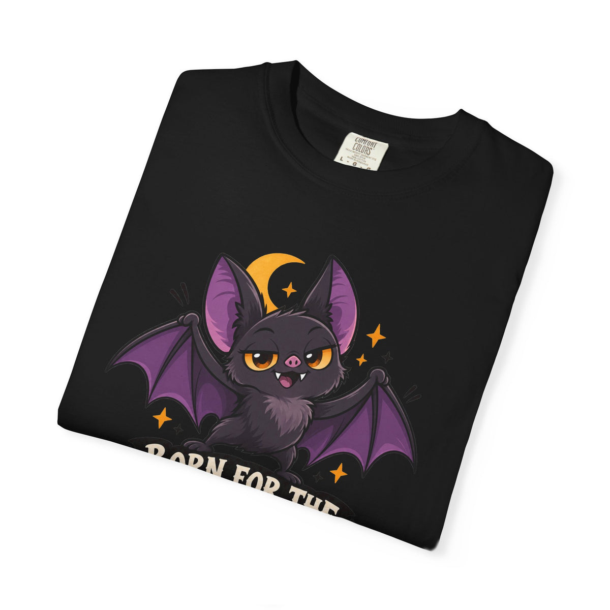 Born for the Night Shift – Cute Halloween Bat T-Shirt