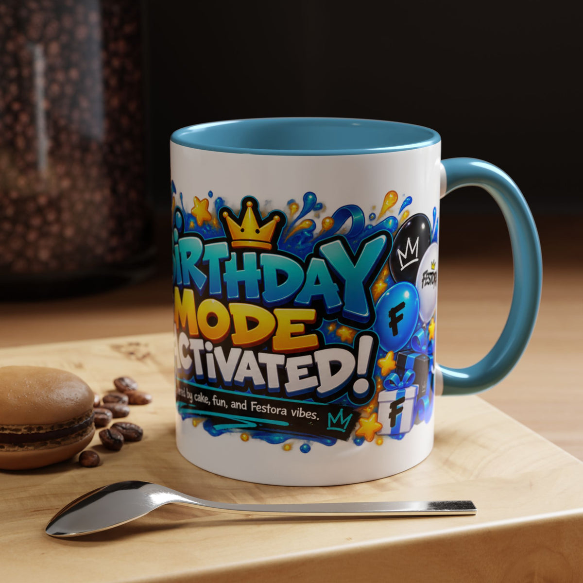 Festora Bot Birthday Mug – Birthday Mode Activated Robot Coffee Cup