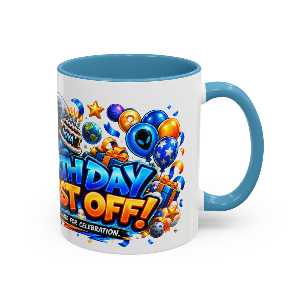 Festora Alien Birthday Mug – Birthday Blast Off Coffee Cup