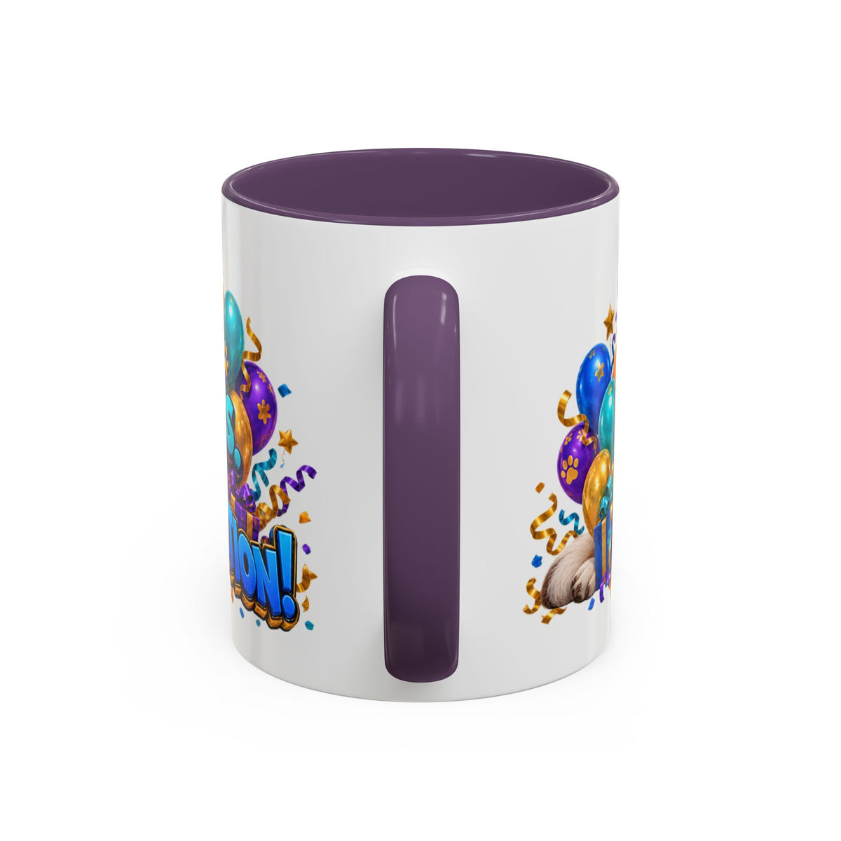 Big Dog Big Wishes Saint Bernard Birthday White Mug