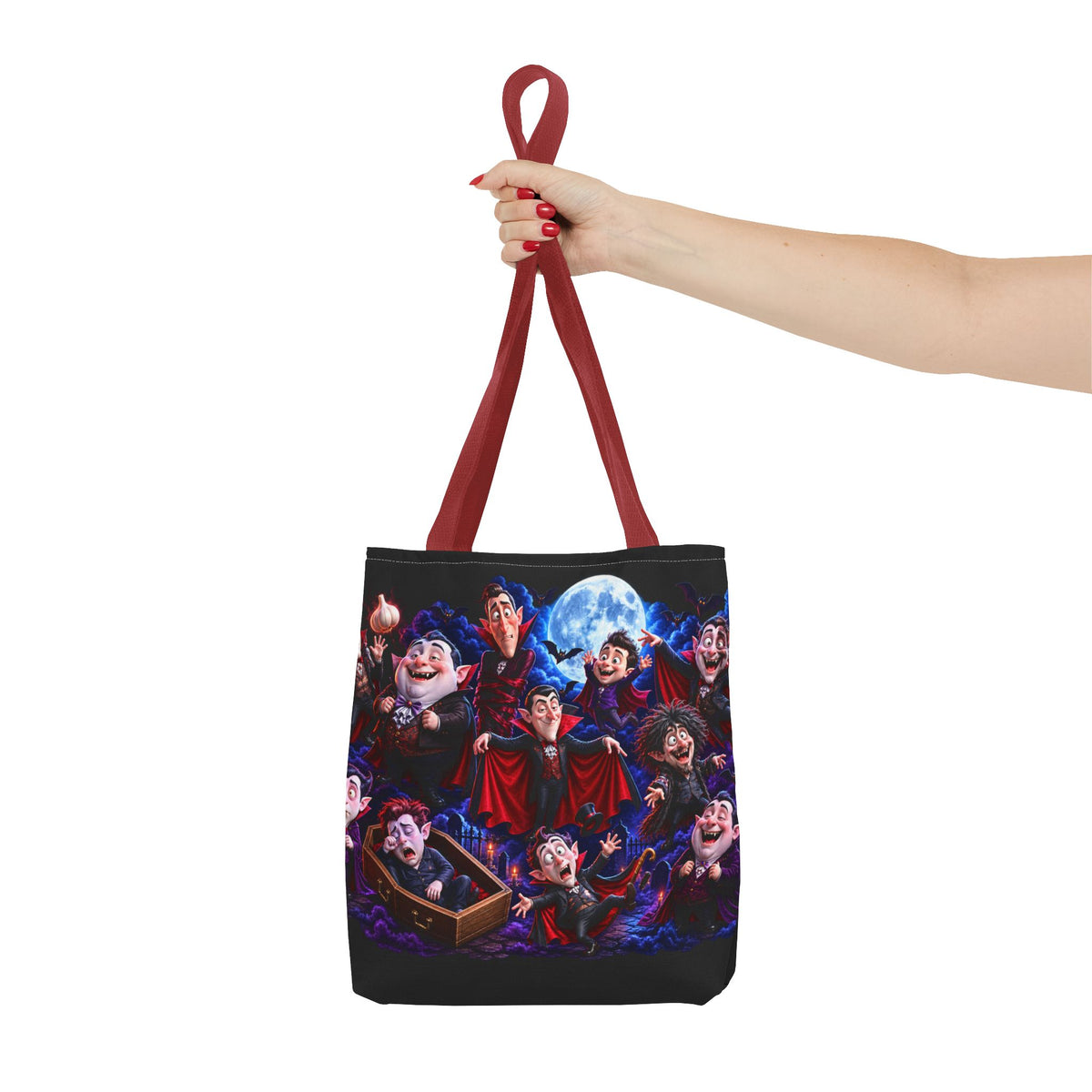 Vampire Night All-Over Print Tote Bag