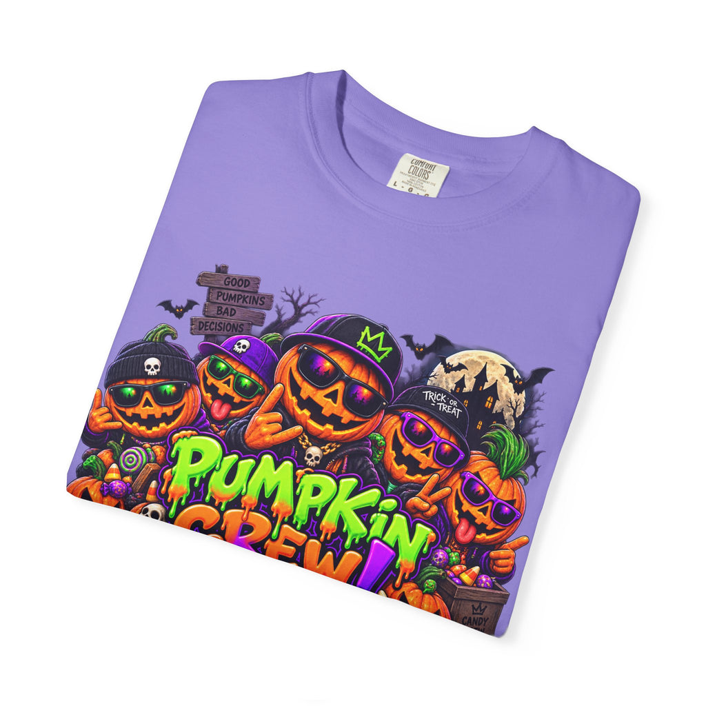 Pumpkin Crew Halloween T-Shirt – Funny Jack O’ Lantern Graphic Tee