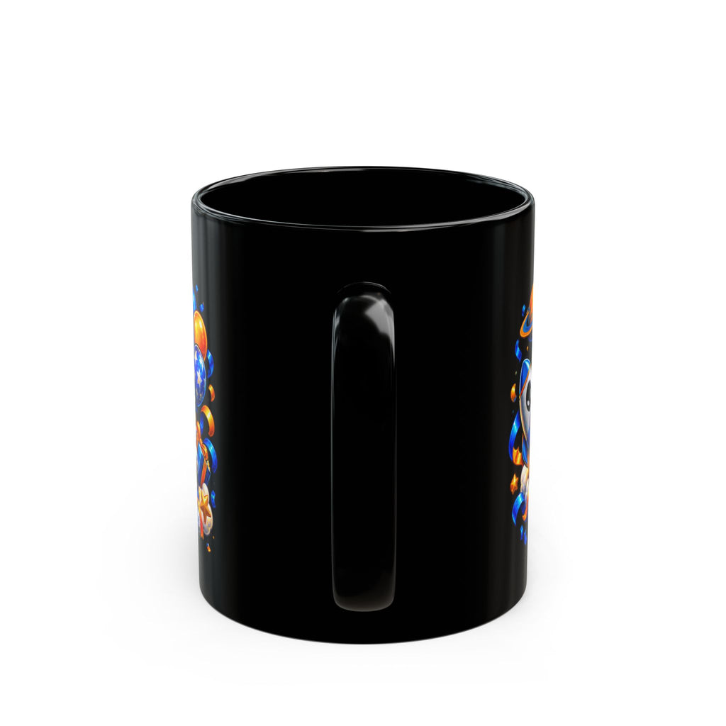 Birthday Blast Off Black Mug – Festora Nova Alien Birthday Cup