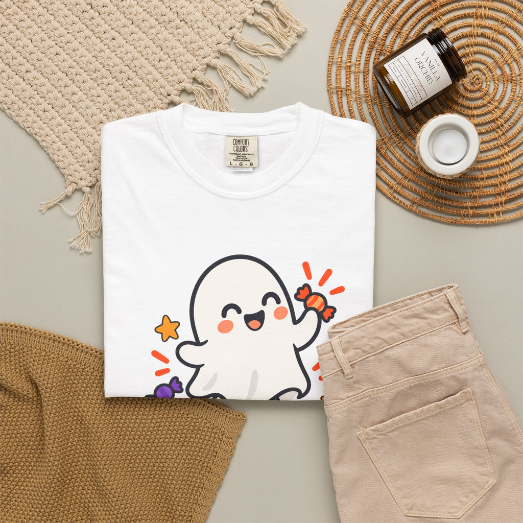 Spooky but Sweet Ghost T-Shirt | Cute Halloween Graphic Tee