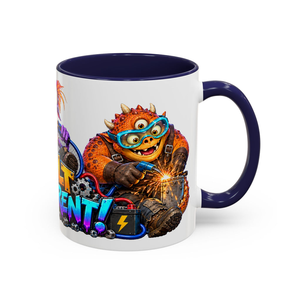 Built Different Monster Workshop Halloween White Mug