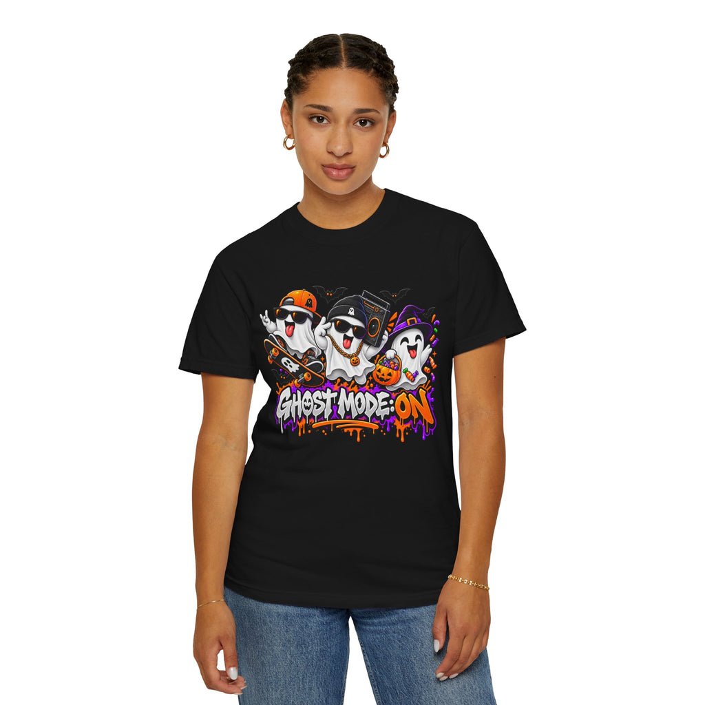 Ghost Mode: ON – Halloween Ghosts Graphic T-Shirt