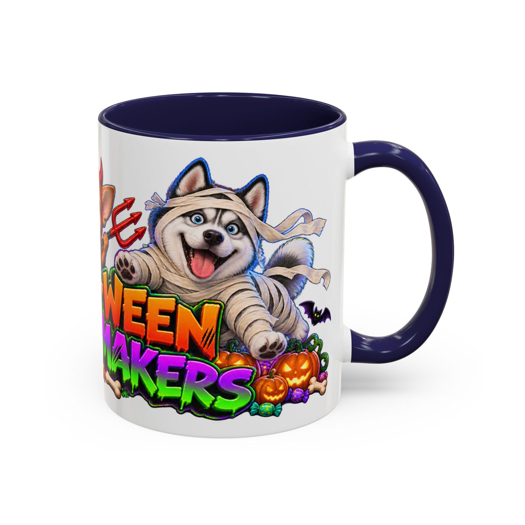 Howl-O-Ween Troublemakers Costume Dogs Halloween White Mug