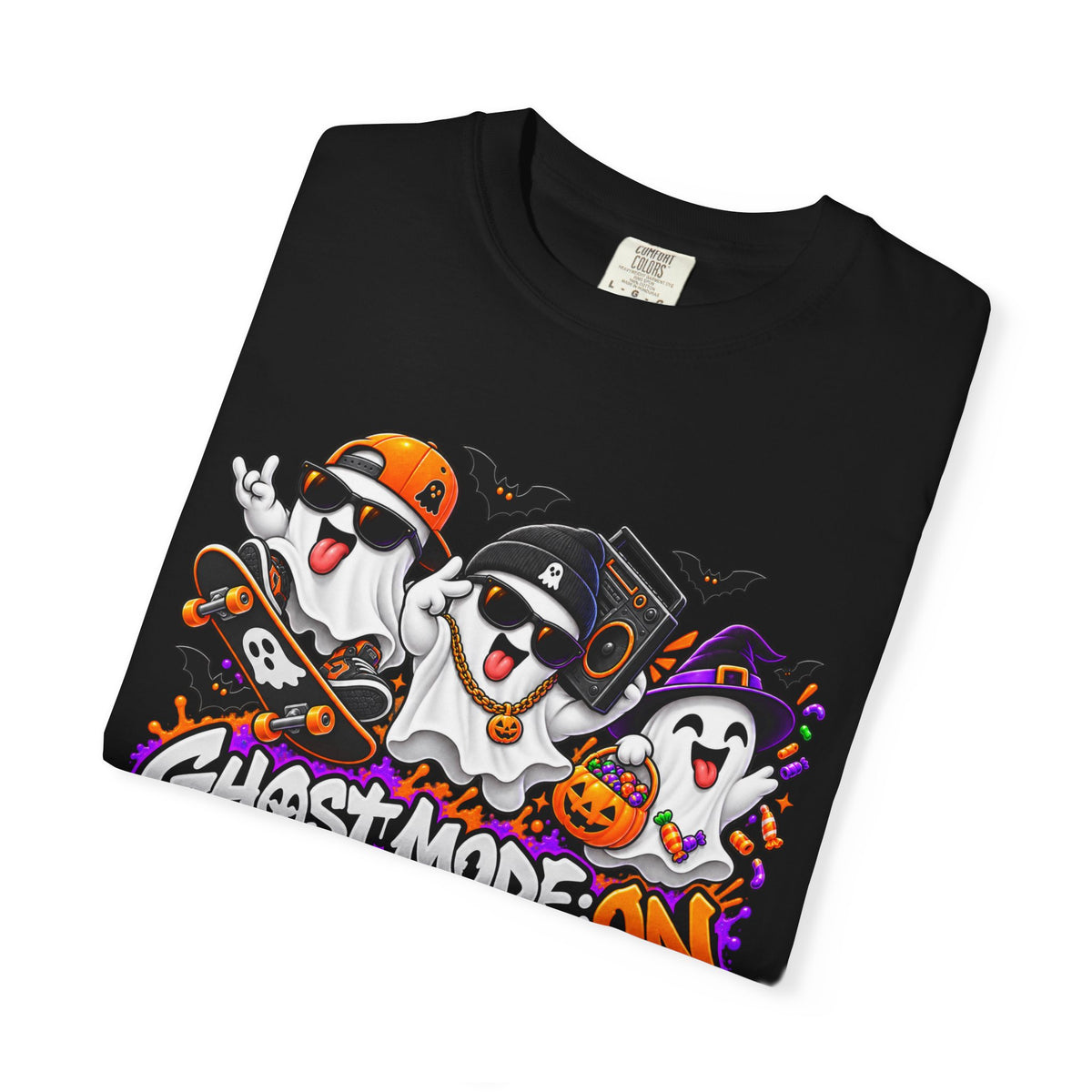 Ghost Mode: ON – Halloween Ghosts Graphic T-Shirt