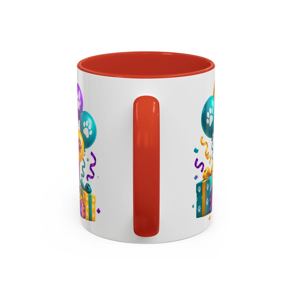 Beagle Birthday Mug – Fetch the Cake White Ceramic Coffee Cup