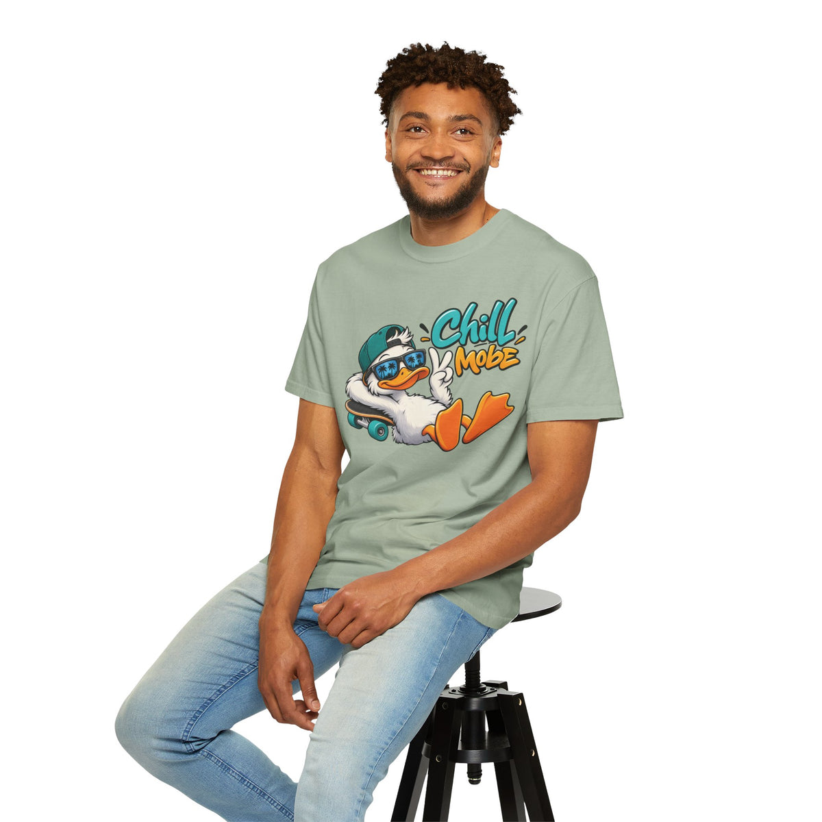Chill Mode Duck Graphic T-Shirt | Festora Everyday