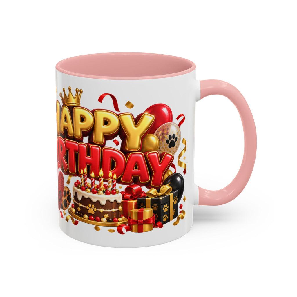 Title: Happy Birthday Jaguar Mug – Colorful 3D Birthday Gift – White Coffee Mug