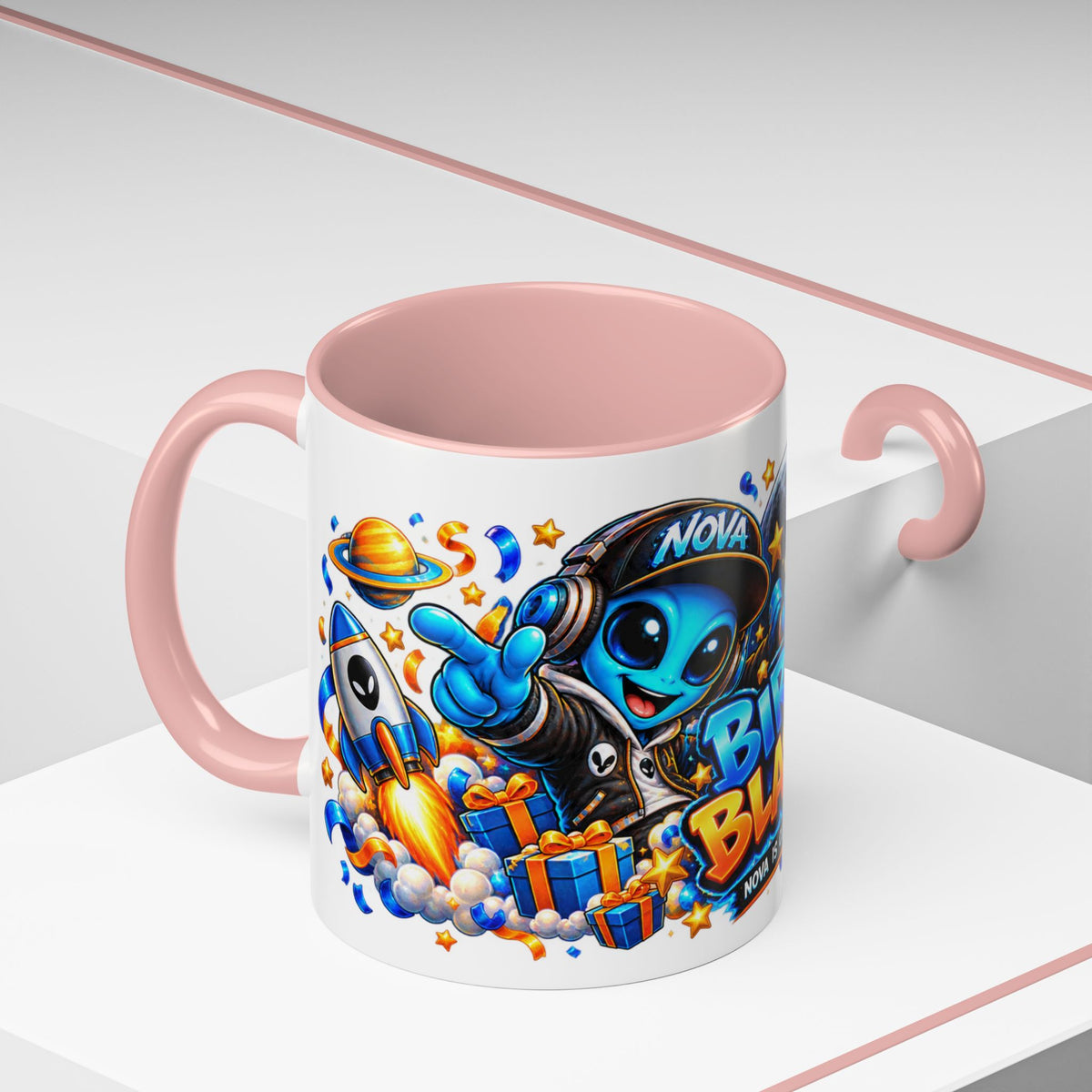 Festora Alien Birthday Mug – Birthday Blast Off Coffee Cup