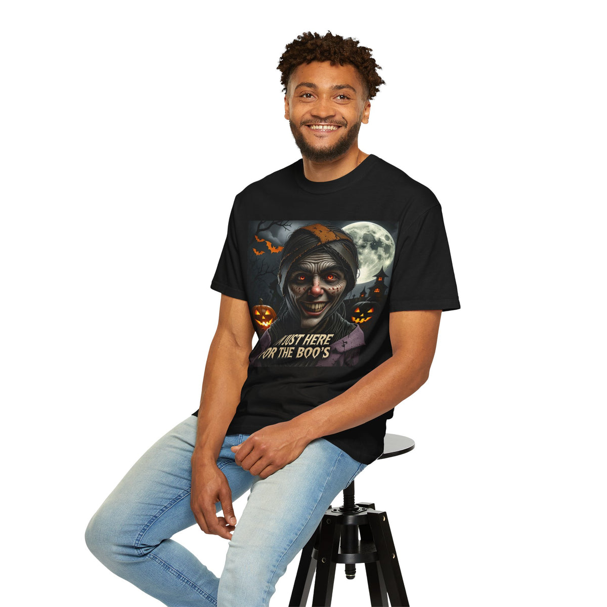 Halloween Boo's T-Shirt — Creepy Haunted Night Graphic Tee