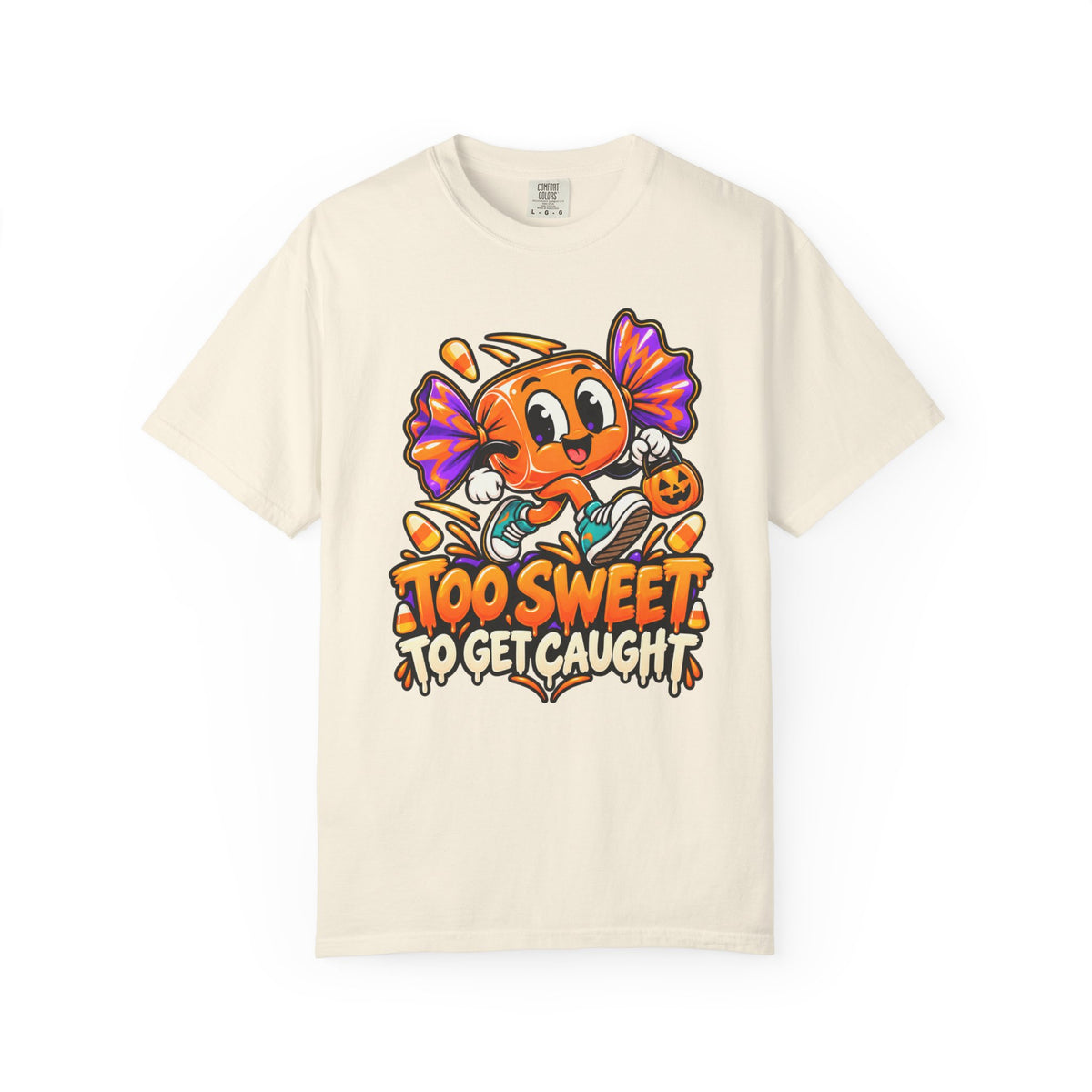 Too Sweet to Get Caught – Cute Halloween Candy T-Shirt