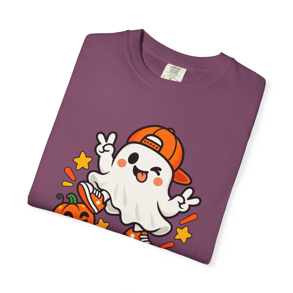 Just Boo It Halloween T-Shirt | Cute Skater Ghost Graphic Tee
