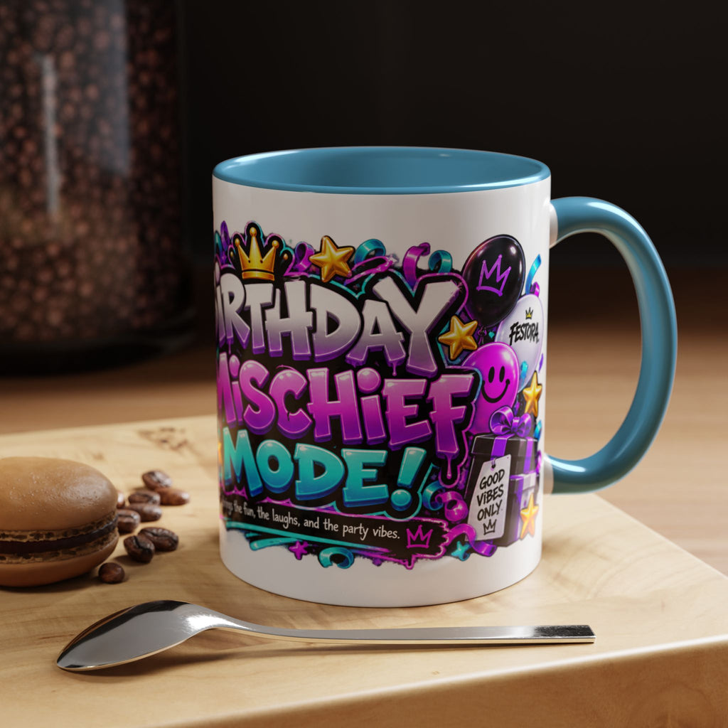 Festora Alien Birthday Mug – Birthday Mischief Mode Coffee Cup