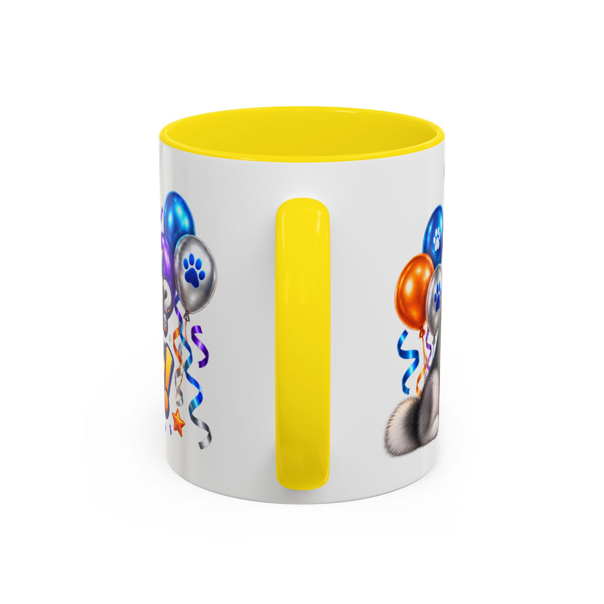Howl Old Am I Siberian Husky Birthday White Mug