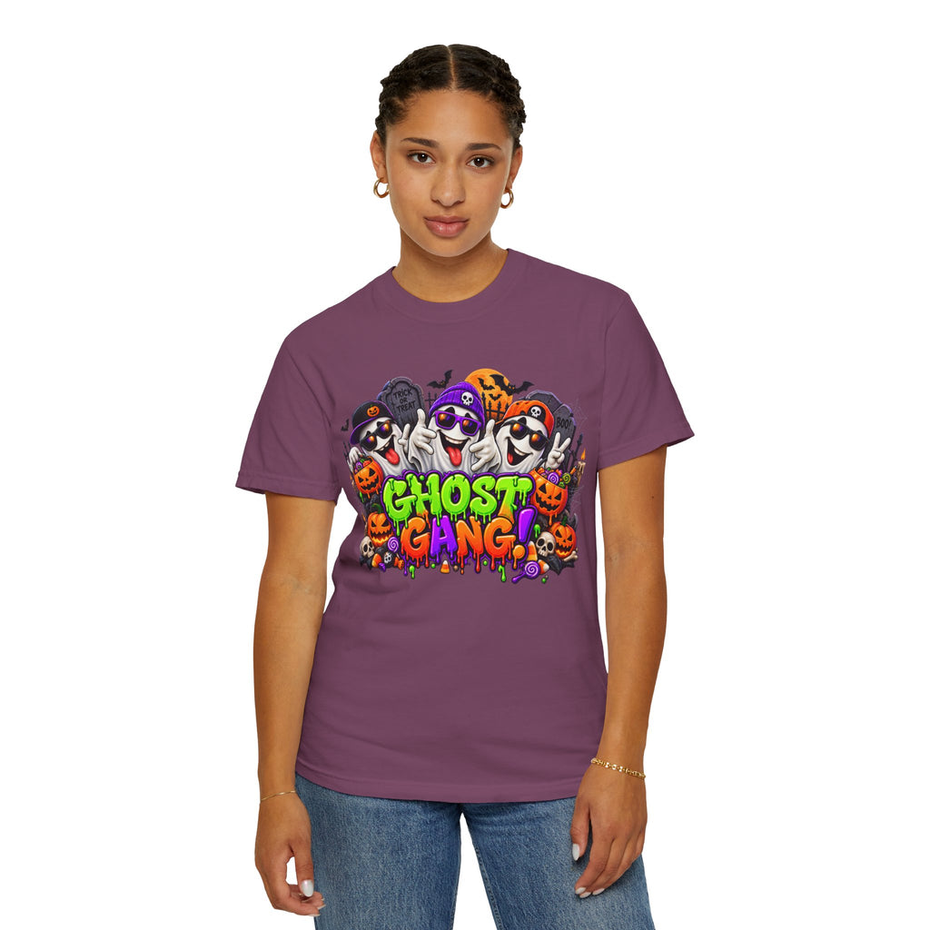 Ghost Gang Halloween T-Shirt – Funny Colorful Ghost Graphic Tee
