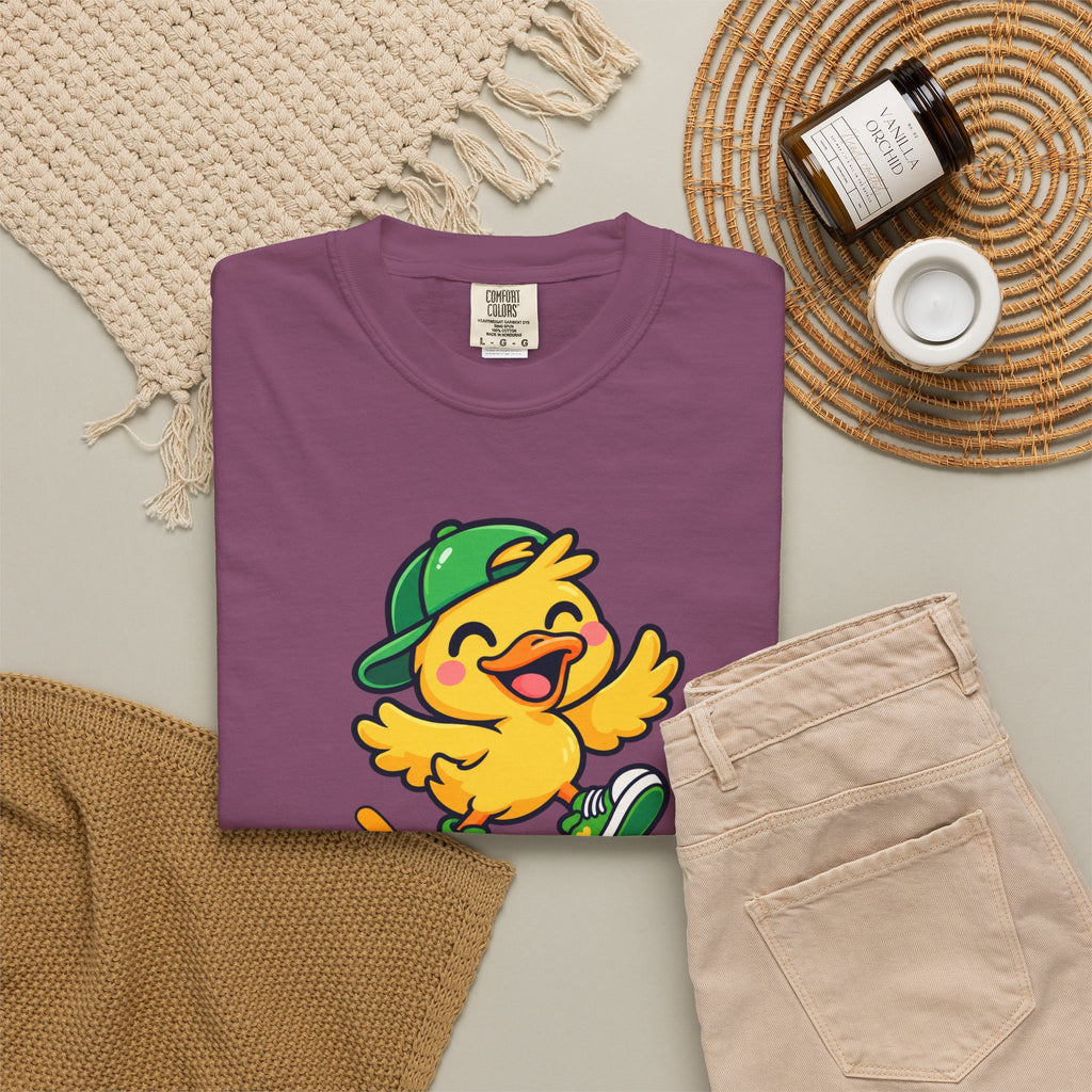Just Ducky! – Cute Happy Duck Graphic T-Shirt