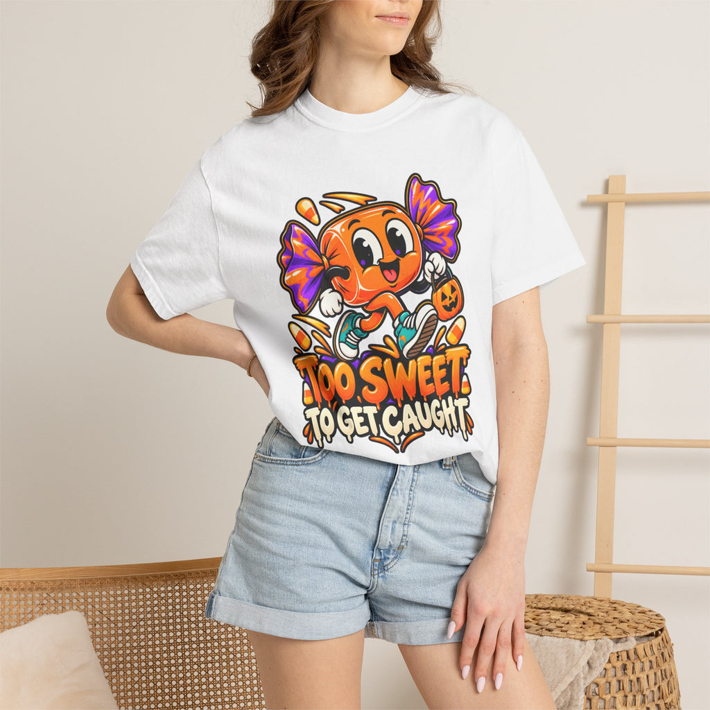Too Sweet to Get Caught – Cute Halloween Candy T-Shirt