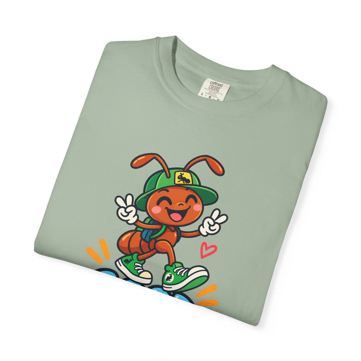 Good Vibes – Happy Ant Graphic T-Shirt