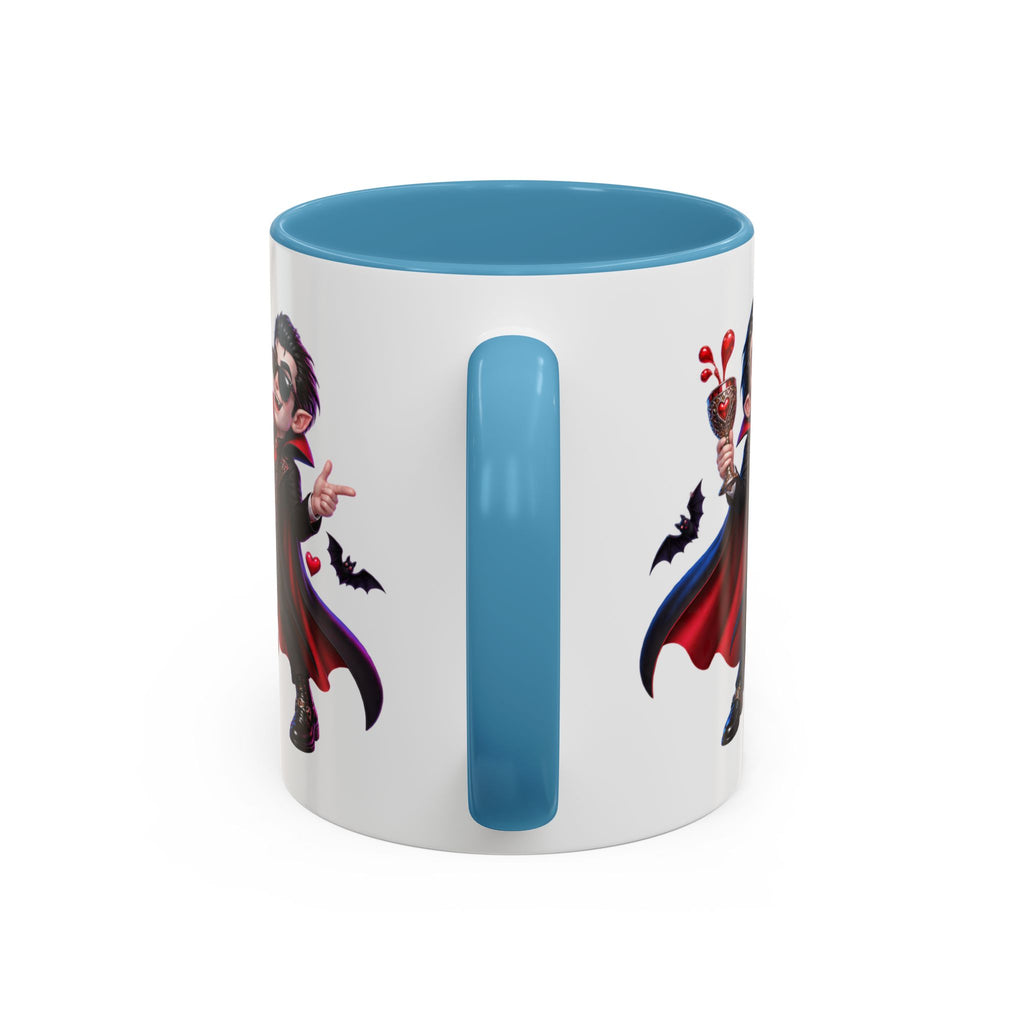Love at First Bite Funny Vampire Halloween White Mug