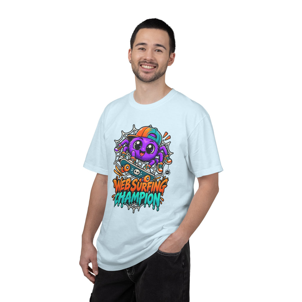 Web Surfing Champion – Cute Halloween Spider T-Shirt