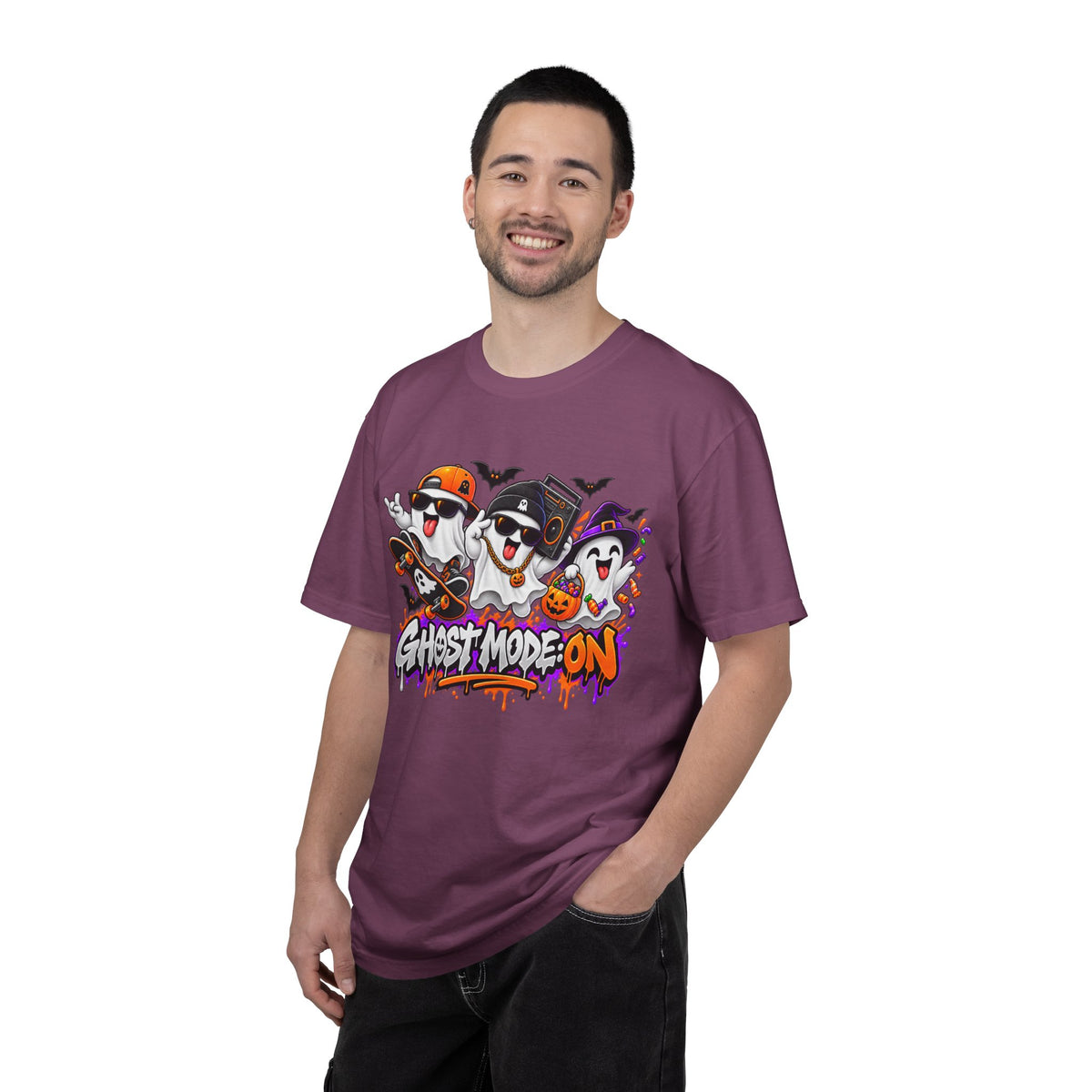 Ghost Mode: ON – Halloween Ghosts Graphic T-Shirt