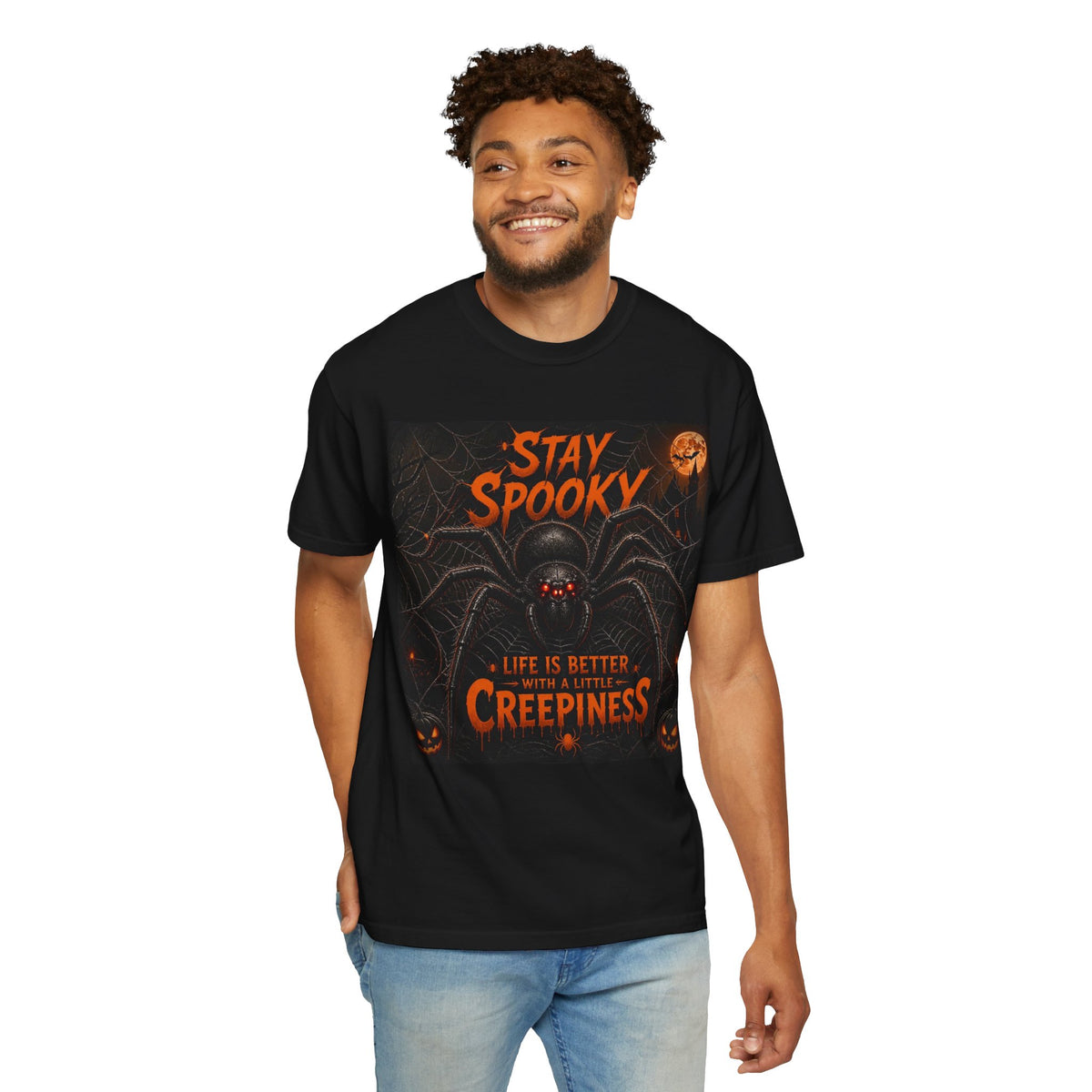 Stay Spooky Halloween T-Shirt — "Life Is Better With A Little Creepiness"